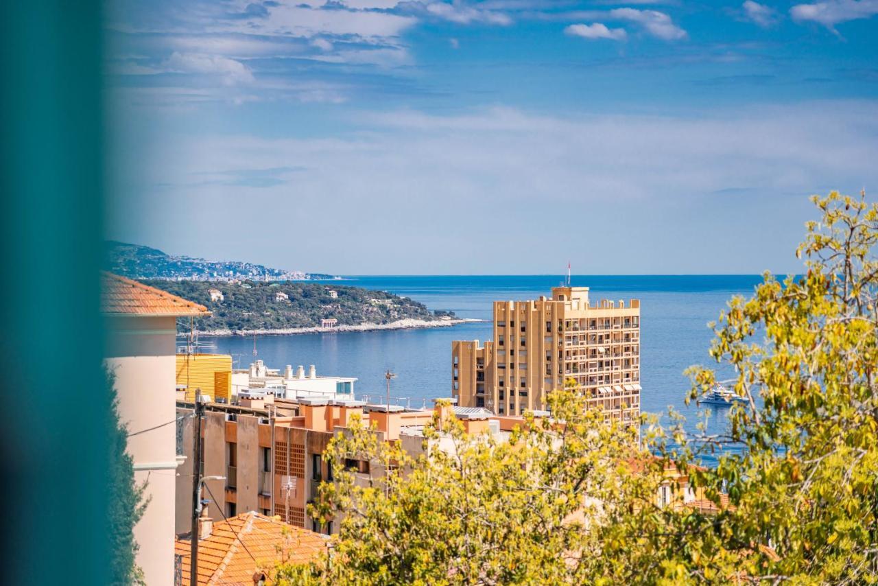 Frontiere De Monaco - Balconnet Vue Mer - Ba Beausoleil Bagian luar foto