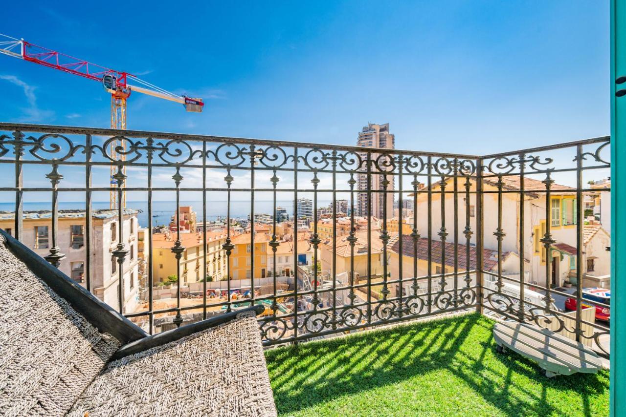Frontiere De Monaco - Balconnet Vue Mer - Ba Beausoleil Bagian luar foto